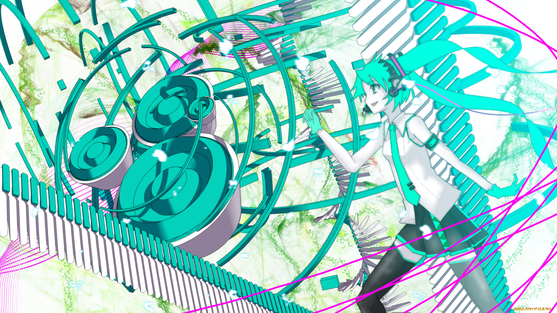 , vocaloid, , hatsune, miku